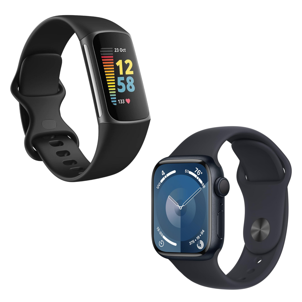 Apple and Fitbit Smart Watches