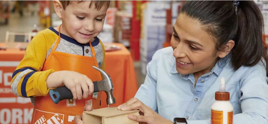 Home Depot workshop for kids